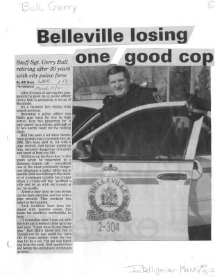 Belleville losing one good cop