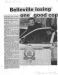 Belleville losing one good cop