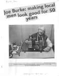 Joe Burke: making local men look good for 50 years