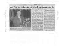 Joe Burke returns to his downtown roots