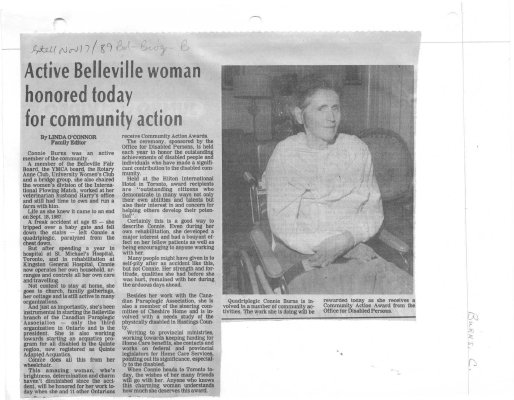 Active Belleville woman honored