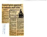 Council gives approval to industry mall zone