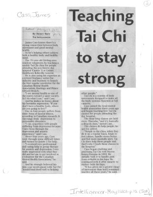 Teaching Tai Chi to stay strong