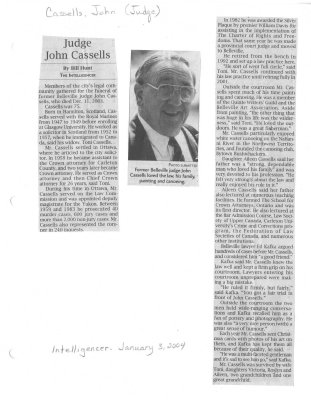 Judge John Cassells