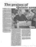 The praises of Quinte area