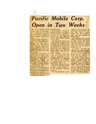 Pacific Mobile Corp. Open in Two Weeks