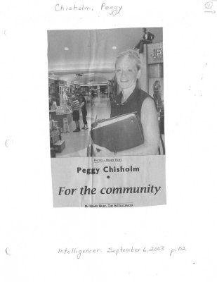 Peggy Chisholm: For the community