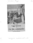 Peggy Chisholm: For the community