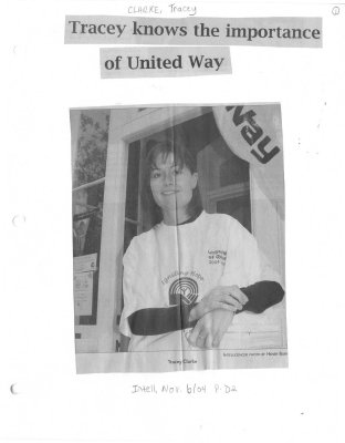 Tracey knows the importance of United Way