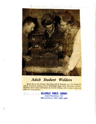 Adult Student Welders