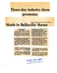 Three-day industry show promotes 'Made in Belleville' theme