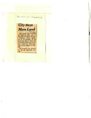 City Buys More Land