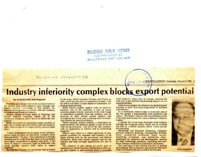 Industry inferiority complex blocks export potential