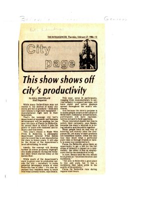 This show shows off city's productivity