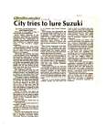 City tries to lure Suzuki