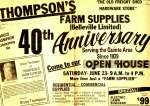 Thompson's Farm Supplies: 40th Anniversary