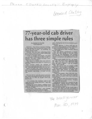 77-year-old cab driver has three simple rules