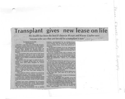 Transplant gives new lease on life