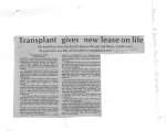 Transplant gives new lease on life