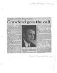 Crawford gets the call