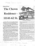 The Chown Residence - 11141-62 St.