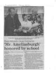 'Mr. Ameliasburgh' honored by school