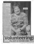 Volunteering: big part of Doreen's life