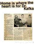 Home is where the heart is for Dr. Kafka