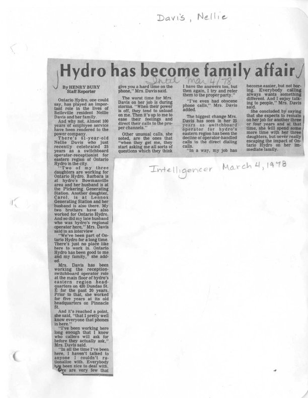 Hydro has become a family affair