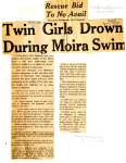 Rescue bid to no avail: twin girls drown during Moira swim