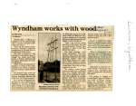 Wyndham works with wood