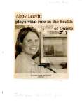 Abby Leavitt plays vital role in the health of Quinte