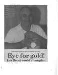 Eye for gold!: Les Decsi world champion