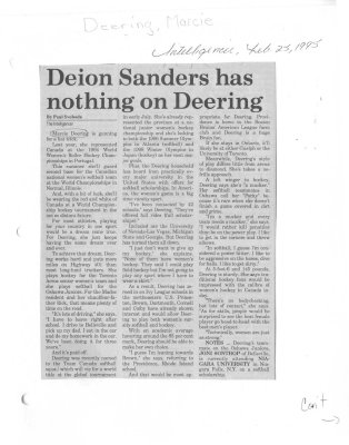 Deion Sanders has nothing on Deering