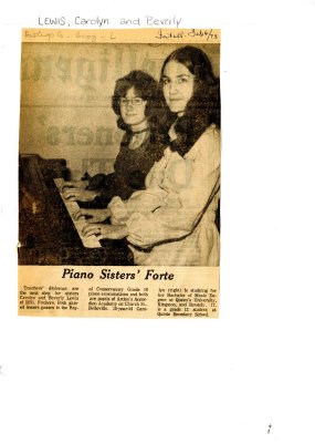 Piano Sisters' Forte