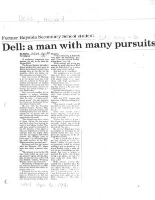 Dell: a man with many pursuits