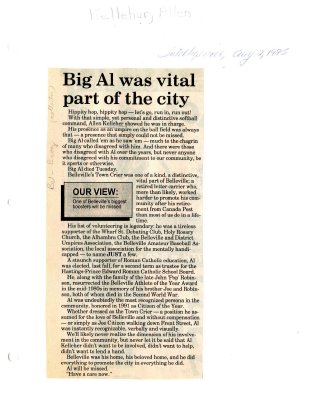 Big Al was vital part of the city