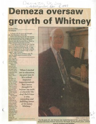 Demeza oversaw growth of Whitney