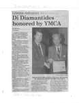 Di Diamantides honored by YMCA