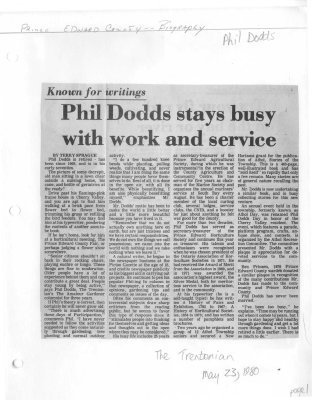 Phil Dodds stays busy with work and service