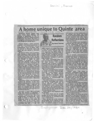 A home unique to Quinte area