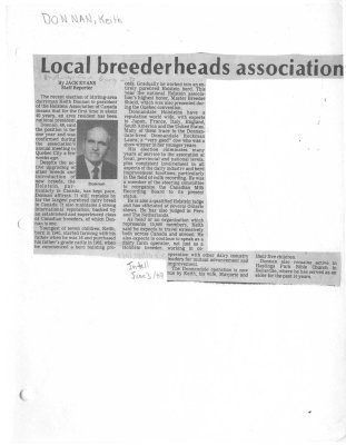 Local breeder heads association