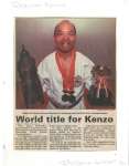 World title for Kenzo