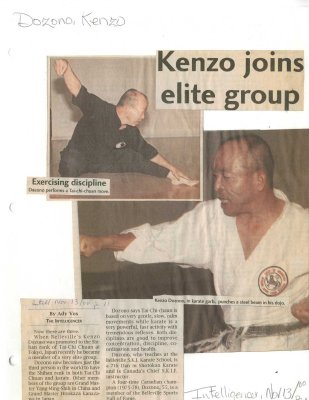 Kenzo joins elite group