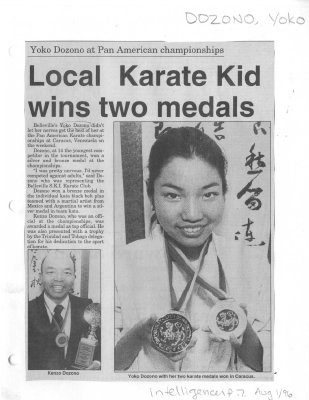 Local Karate Kid wins two medals