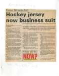 Hockey jersey now business suit
