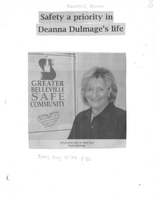 Safety a priority in Deanna Dulmage's life