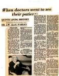 When doctors went to see their patients: Quinte Living History