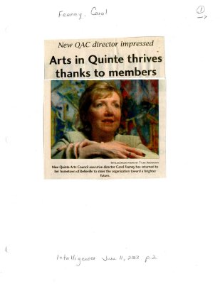 Art in Quinte thrives thanks to members