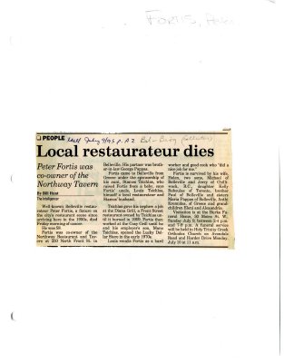 Local restaurateur dies